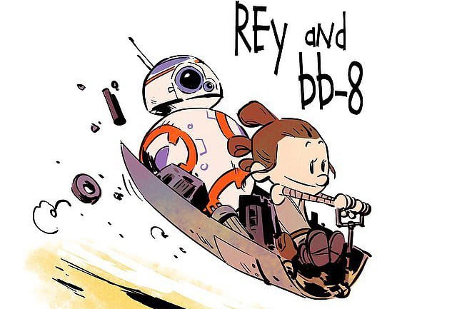Star Wars and Calvin and Hobbes Mashup
