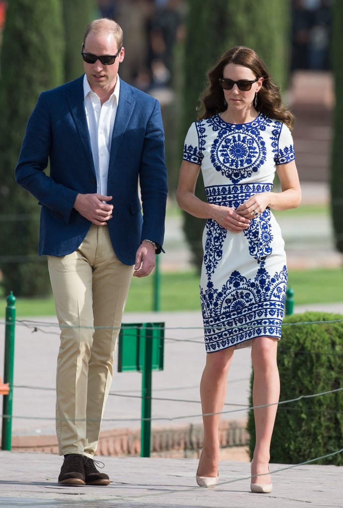 Kate Middleton and Prince William at the Taj Mahal 2016