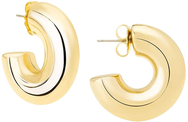 Janis by Janis Savitt High-Polished 18k Yellow-Gold Plated Small Hoop Earrings