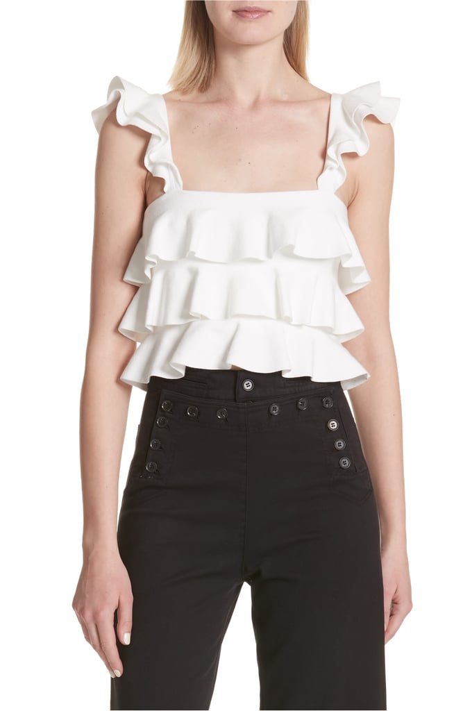 A.L.C. Rowley Ruffle Tank