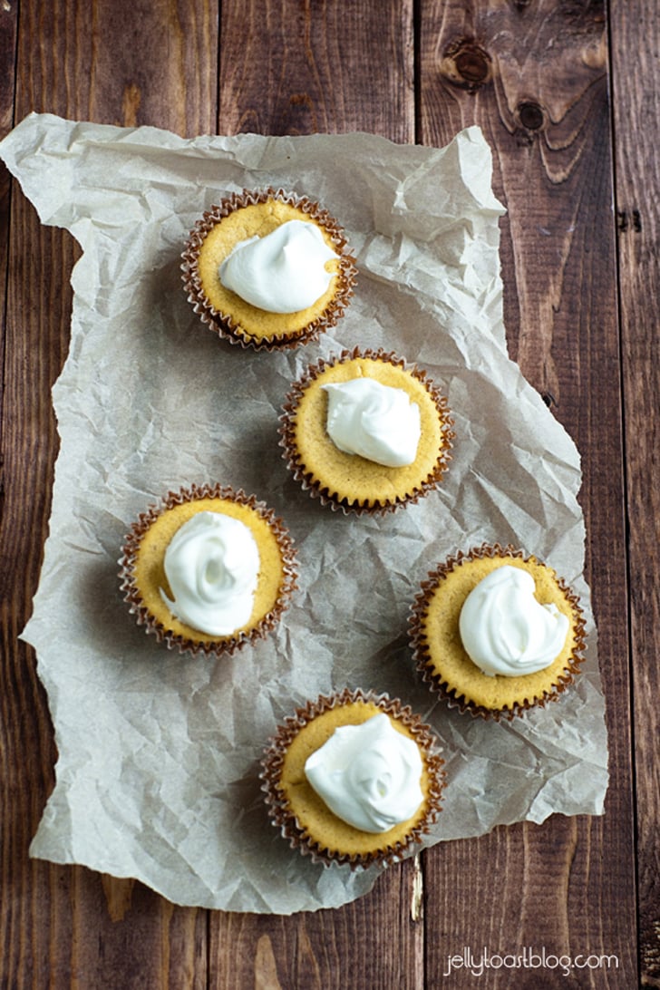 Mini Pumpkin Goat Cheese Cheesecakes Mini Dessert Recipes POPSUGAR