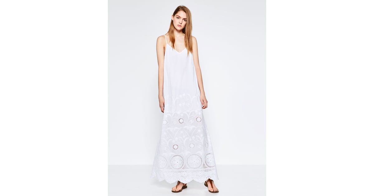 Zara Embroidered Dress ($100) | The 