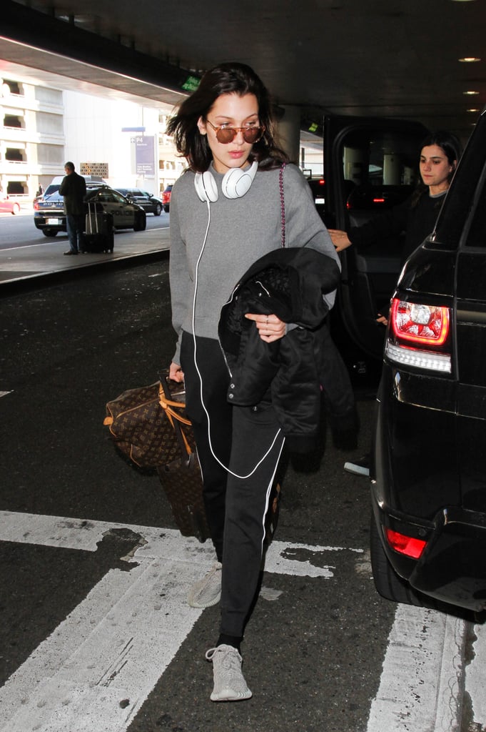 Athleisure makes for the ultimate cool-girl travel style.
