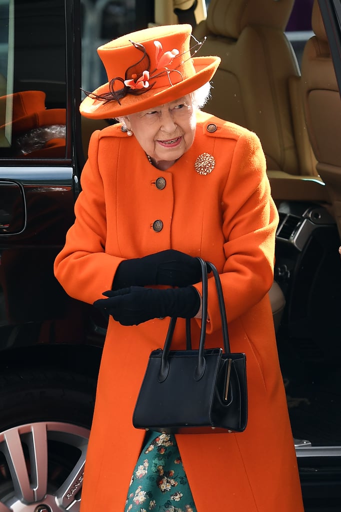 Queen Elizabeth II's Orange Outfit March 2019 POPSUGAR Fashion Photo 5