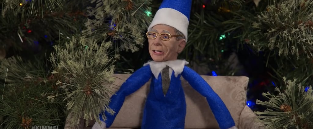 Watch Jimmy Kimmel's Fauci on a Couchi Elf on the Shelf Skit