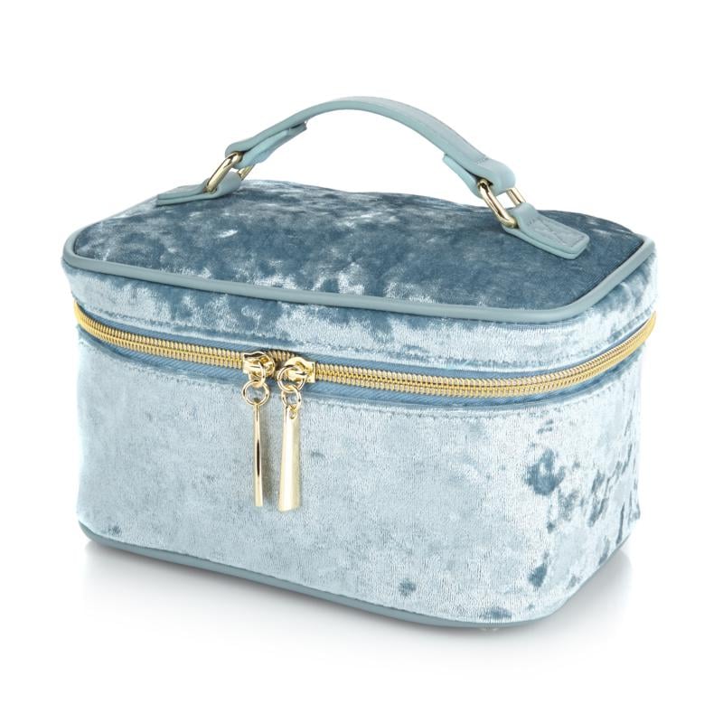 Luke Henderson Mini Train Case — Blue ($40, originally $45)