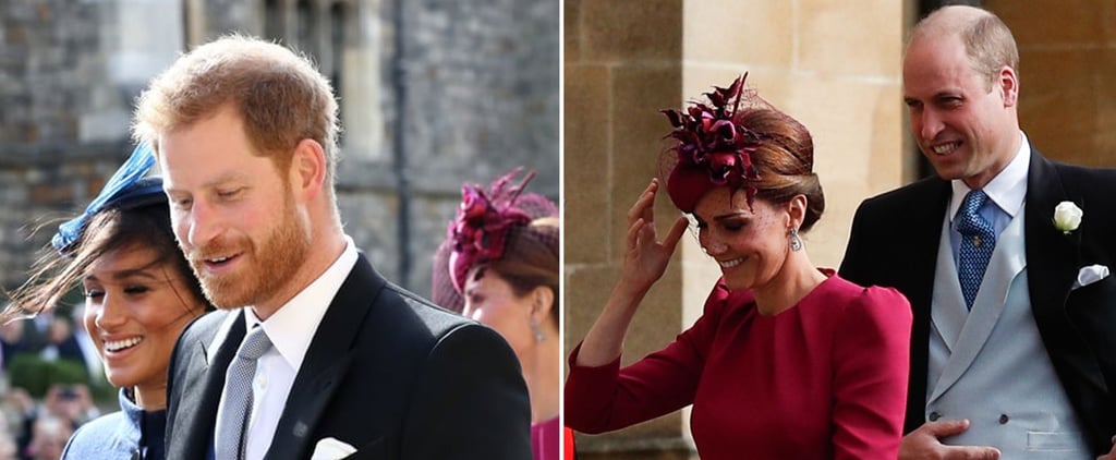 Meghan Markle and Kate Middleton at Eugenie's Wedding Video