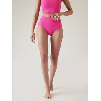 NWT Athleta Marbella Scoop Bikini Top, Pink Multi, MEDIUM (M), Swim, Beach  $59