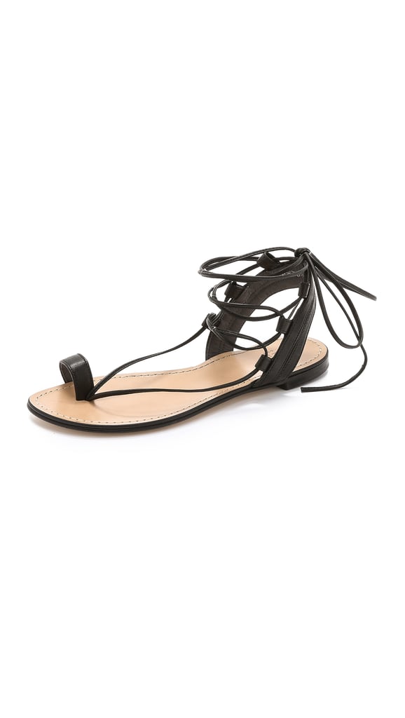 Stuart Weitzman Lasso Flat Sandals