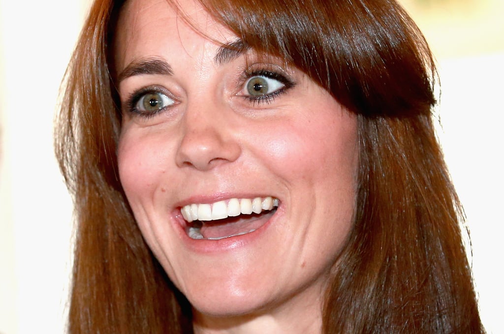 When she was as excited as we were about her new bangs.