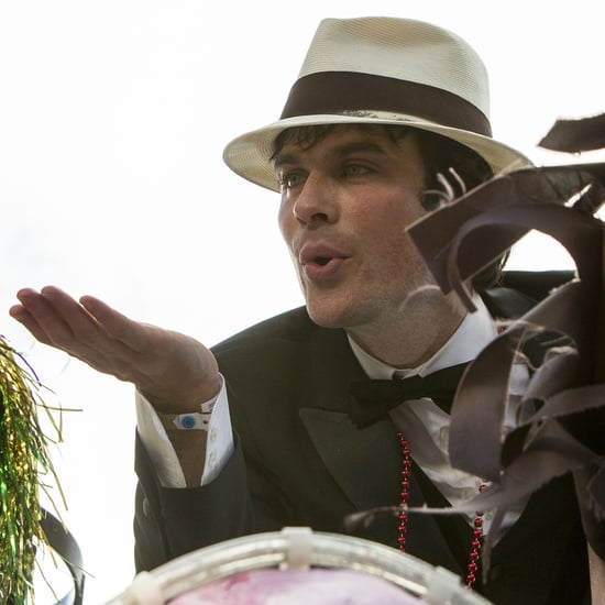 Ian Somerhalder at Mardi Gras For Krewe of Endymion Parade