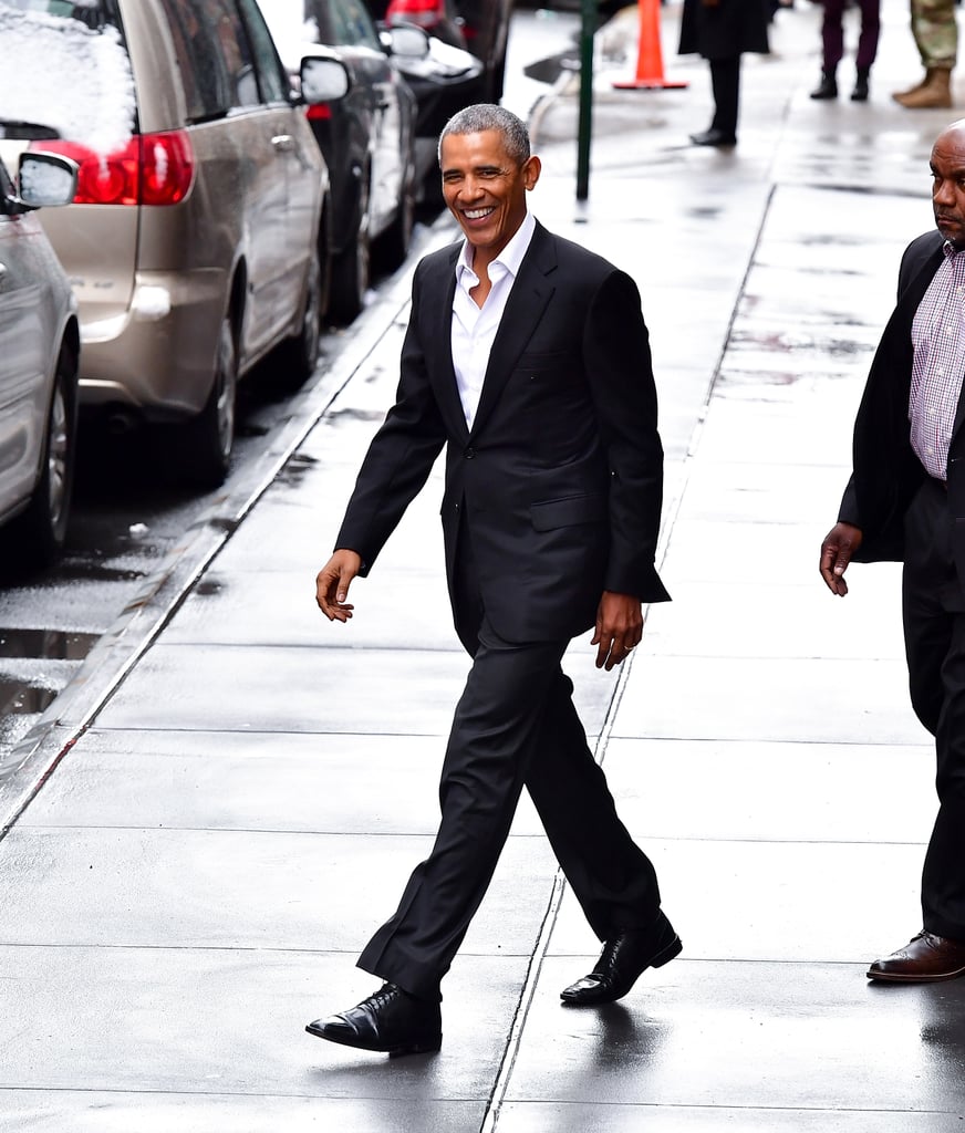 Barack and Michelle Obama With Bono in NYC March 2017