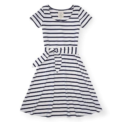 Hope & Henry Tie Waist Knit Dress
