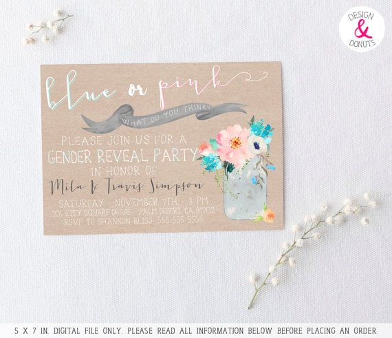 Floral Invite