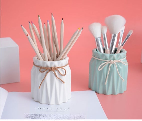 Ceramic Makeup Brush Holders