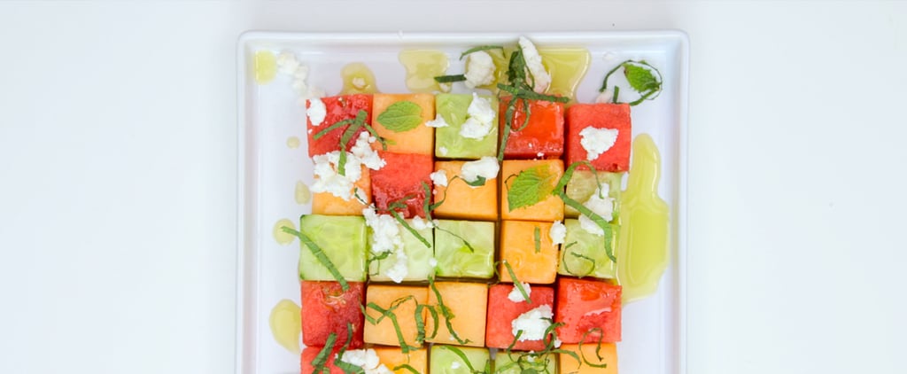 Melon Cucumber Salad With Zesty Lime Dressing