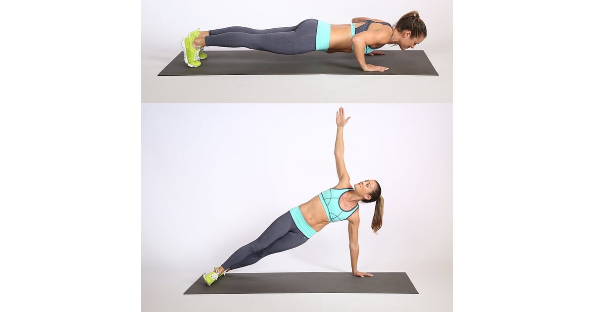 PushUp Rotation Arm Workouts at Home POPSUGAR Fitness Photo 2