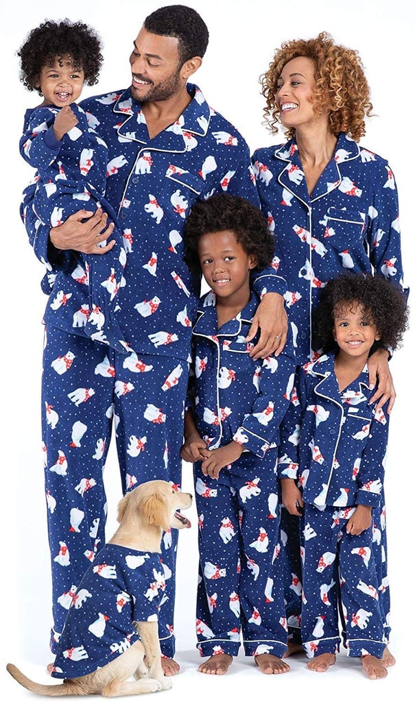 PajamaGram Family Pajamas Chill Out Blue//Red Family Christmas Pajamas Set