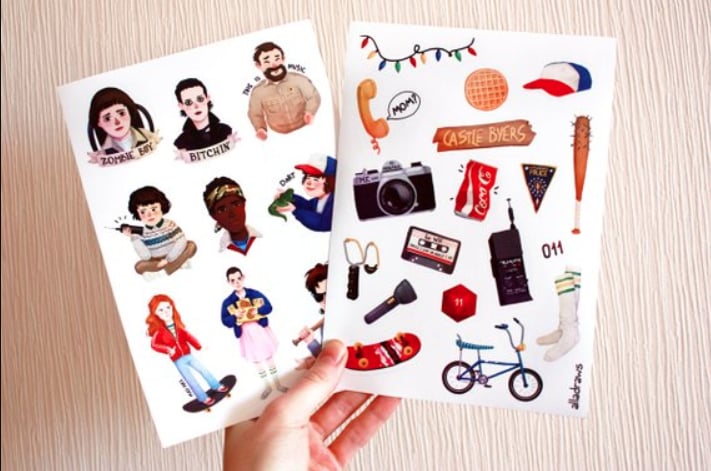 Stranger Things Stickers