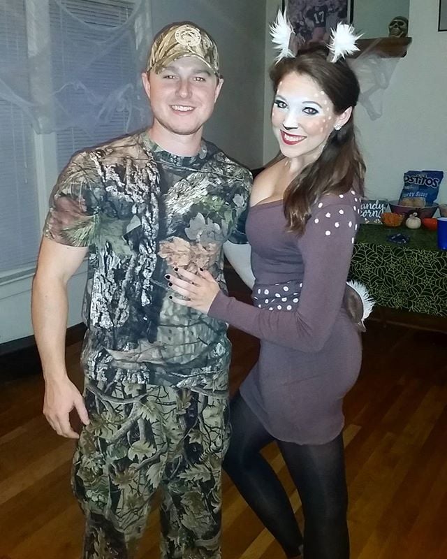Hunter And Deer 118 Easy Couples Costumes You Can Diy In No Time Popsugar Smart Living