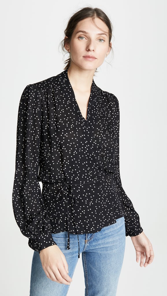 L'Agence Cara Wrap Blouse