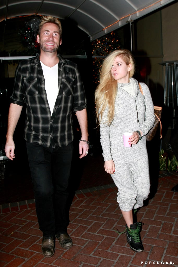 Avril Lavigne and Chad Kroeger Out in LA December 2015