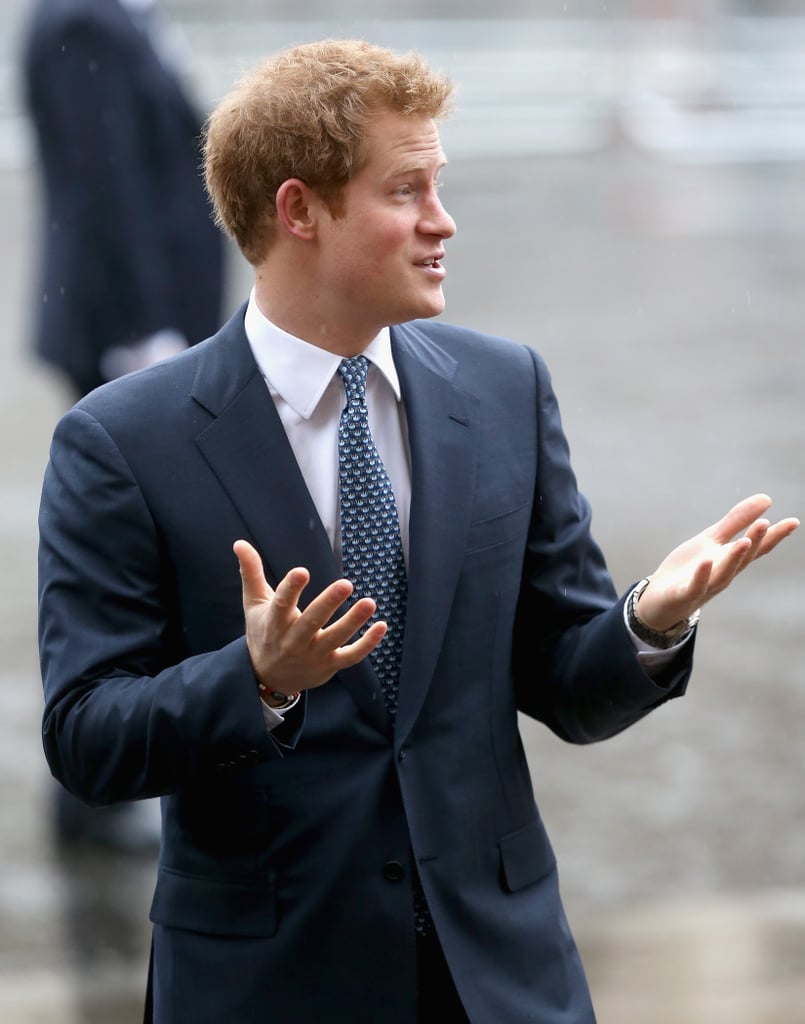 Prince Harry attended the National Service of Thanksgiving at Westminster Abbey.