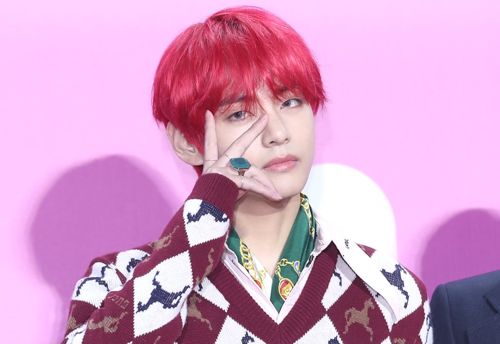 V's Hot-Pink Hair Color in 2018
