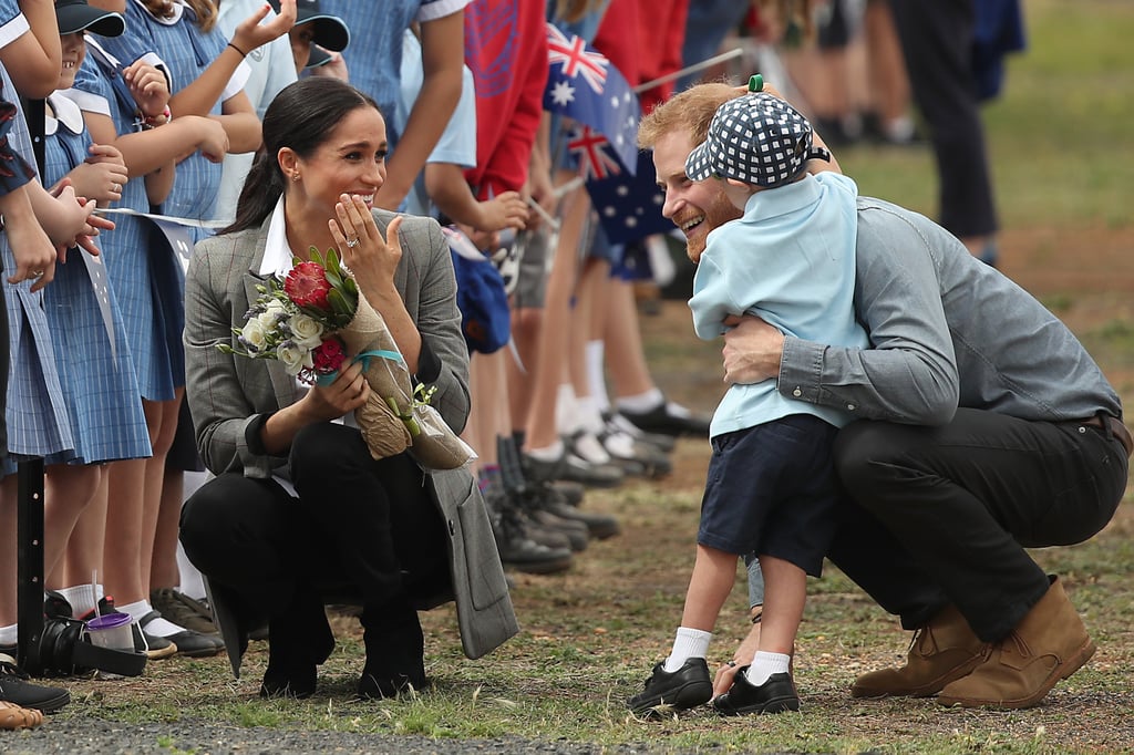 Prince Harry and Meghan Markle With Boy in Dubbo, Australia