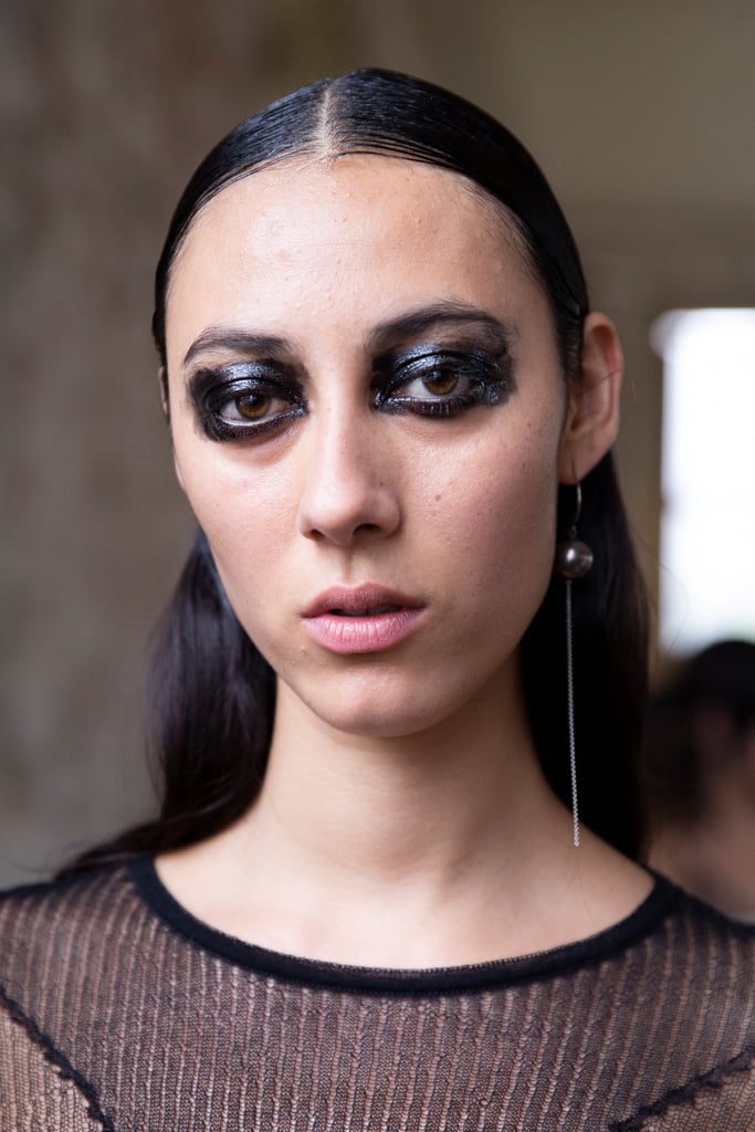 Glossy Black Shadow at Ann Demeulemeester Spring 2020