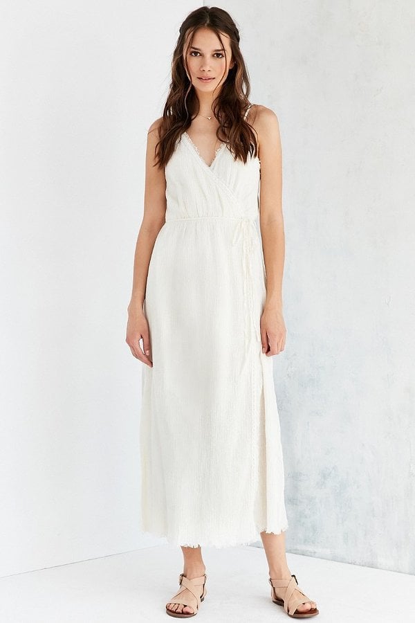 Moon River Surplice Gauze Maxi Dress ($89)