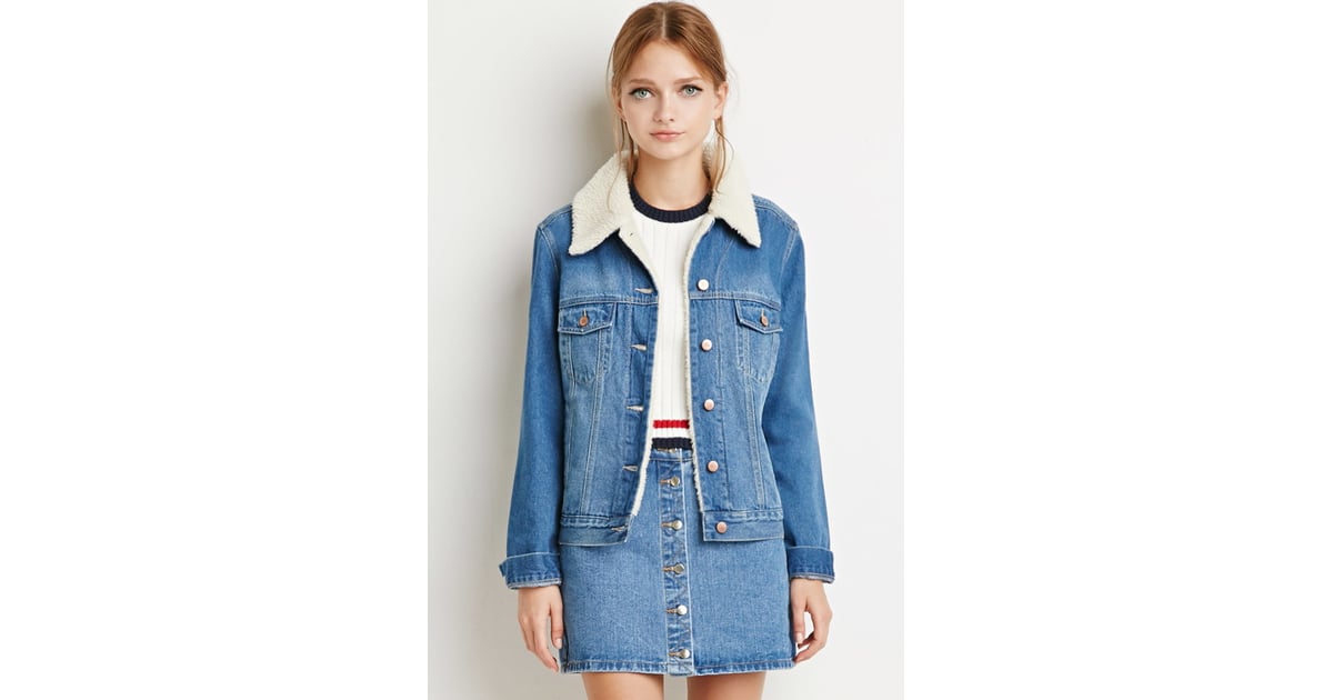 forever 21 premium denim jacket
