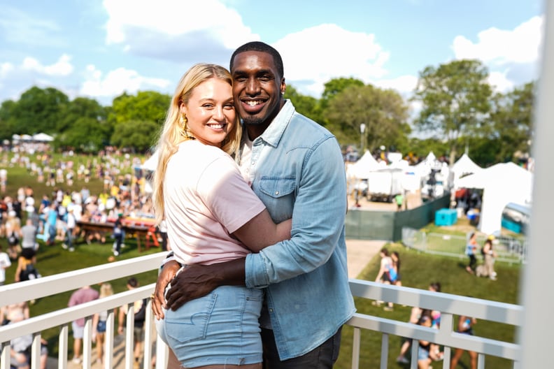 NEW YORK, NEW YORK - MAY 31:  (L-R)  Iskra Lawrence and Philip Payne during the American Eagle At NYC's Governors Ball 2019 at Randall's Island on May 31, 2019 in New York City. (Photo by Gonzalo Marroquin/Getty Images for American Eagle)