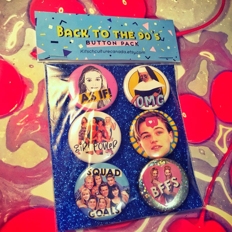 '90s Pinback Button Pack