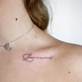 60 Collarbone Quote Tattoos That Are as Meaningful as They Are Sexy
