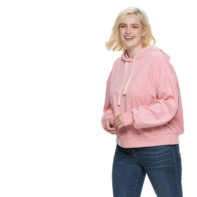 POPSUGAR at Kohl's Star Velour Hoodie