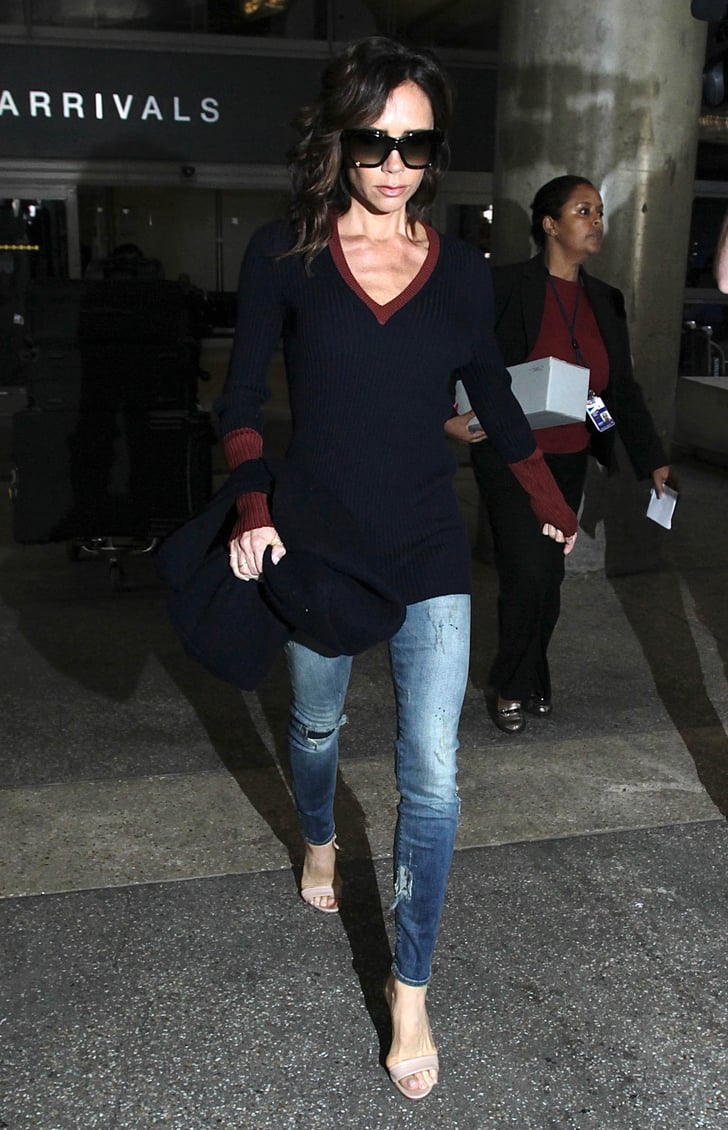 Victoria Beckham Wearing Skinny Jeans October 2016 | POPSUGAR Fashion ...