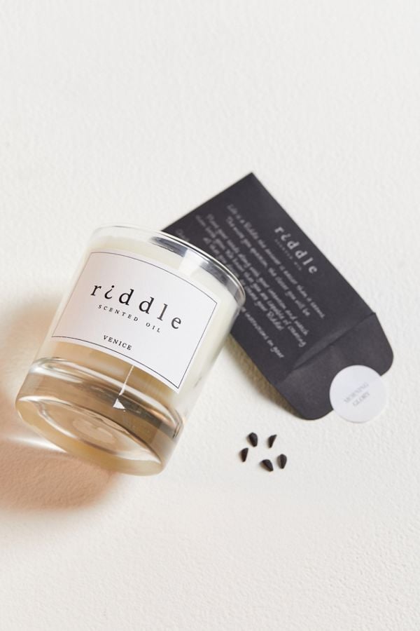 Riddle Oil Candle