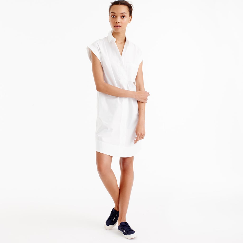 J.Crew Short-Sleeve Cotton Shirtdress ($98)