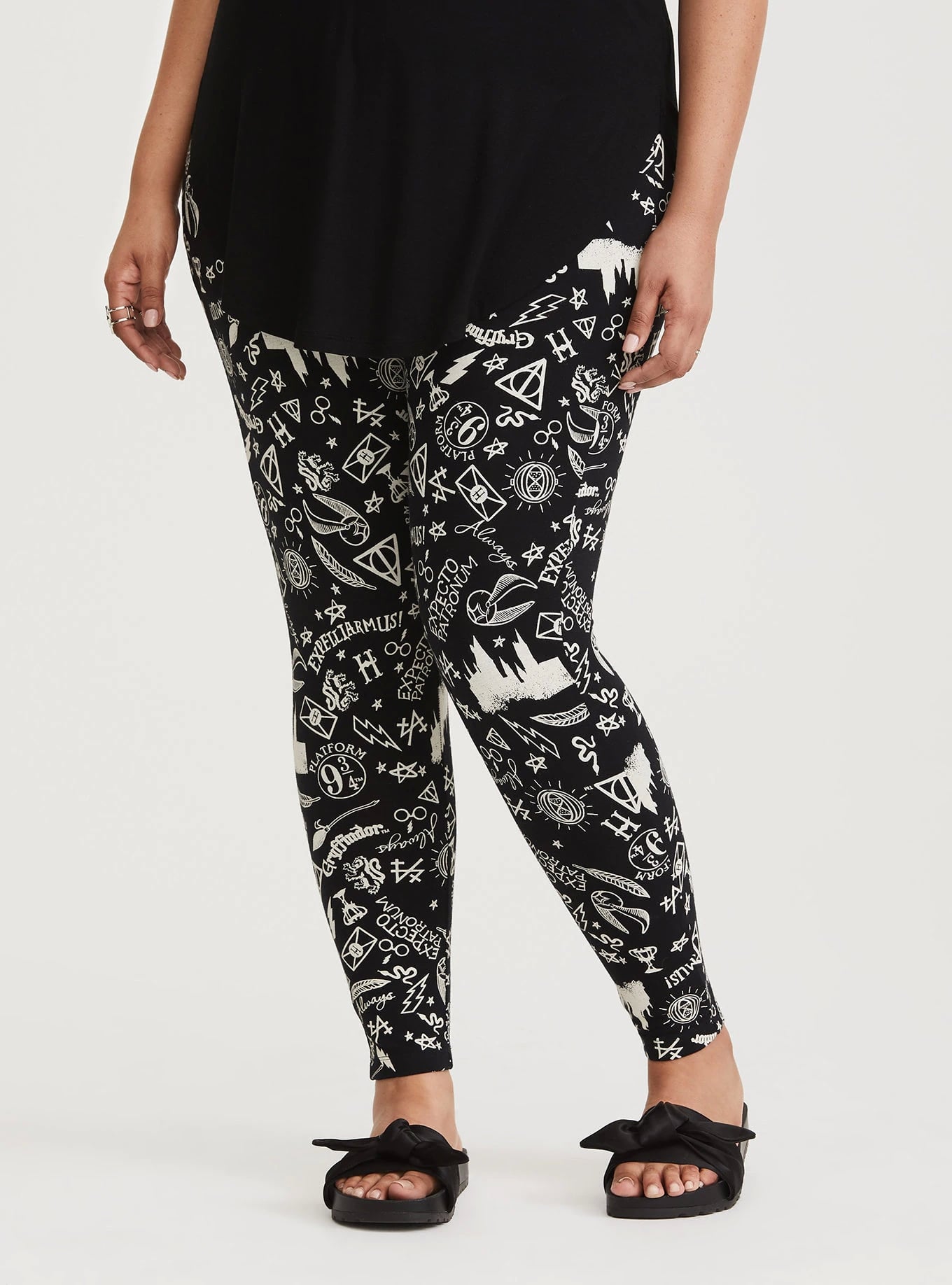 Harry Potter Black and White Legging, This New Harry Potter Collection  Will Make You Say, Accio, Everything!