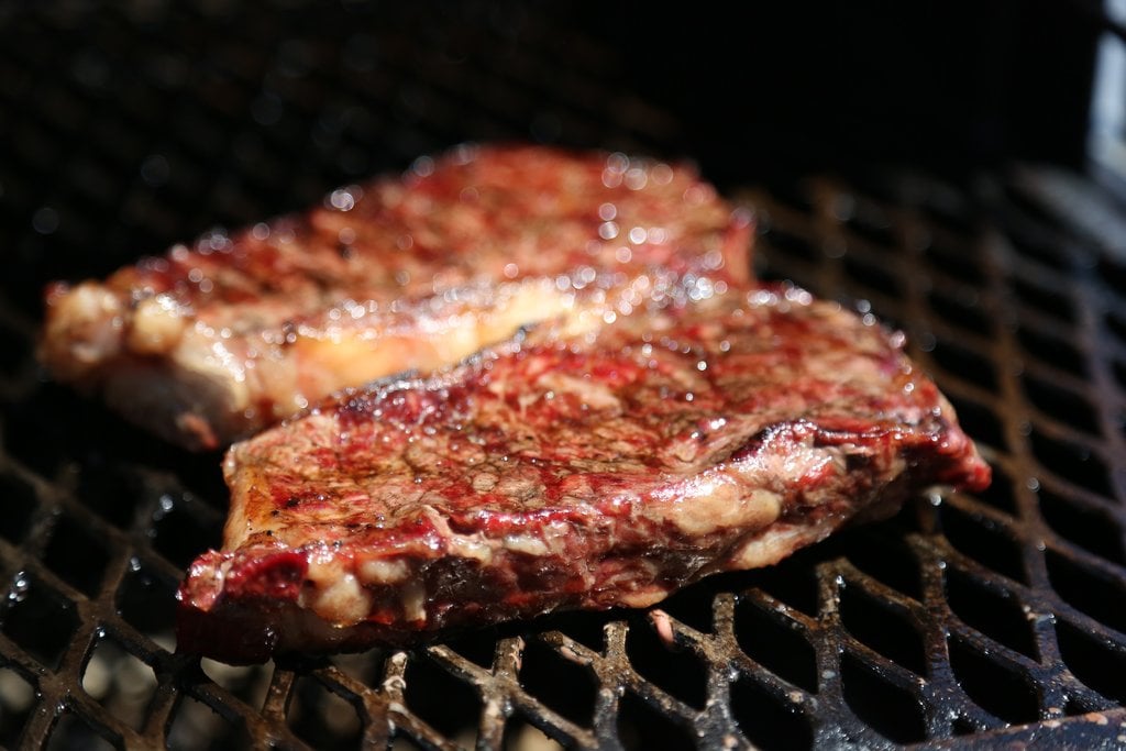 Grill a Steak on a Charcoal Grill