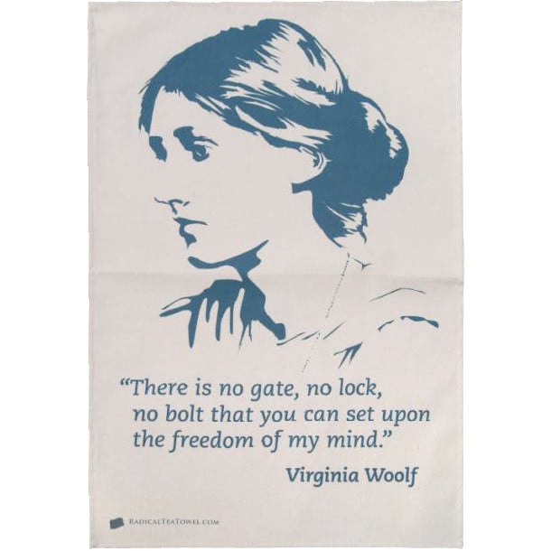 Virginia Woolf Tea Towel ($16)