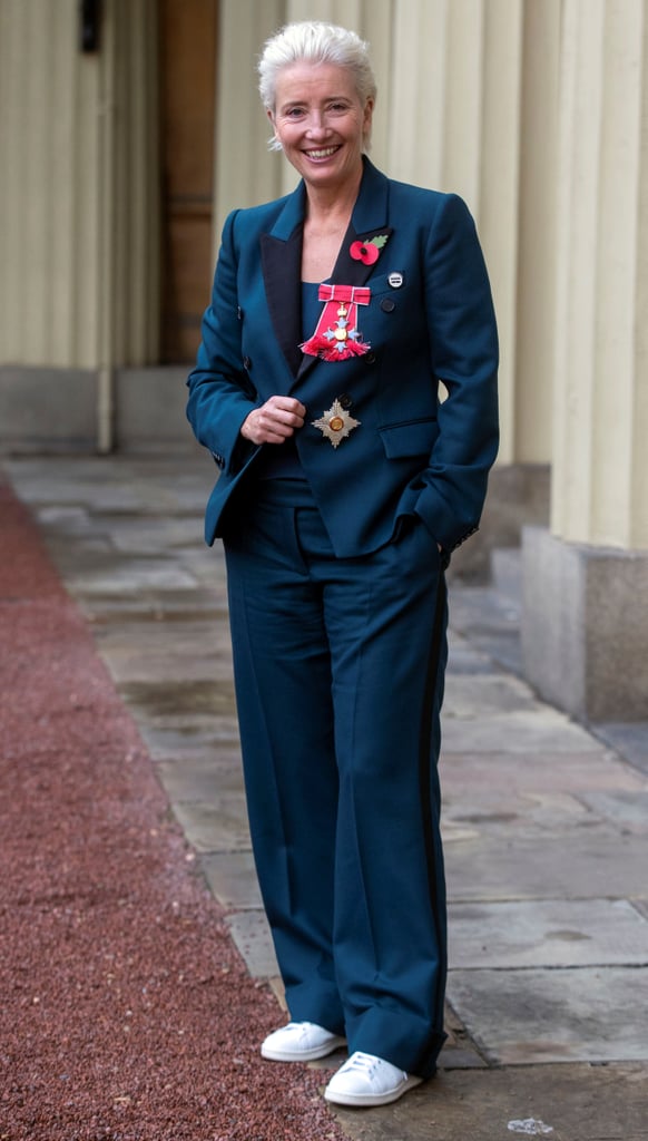 Prince William and Emma Thompson at Investiture Ceremony