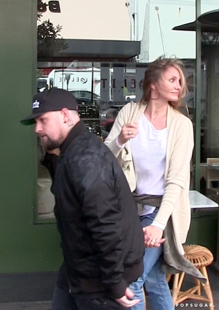 Cameron Diaz and Benji Madden at Breakfast in Australia