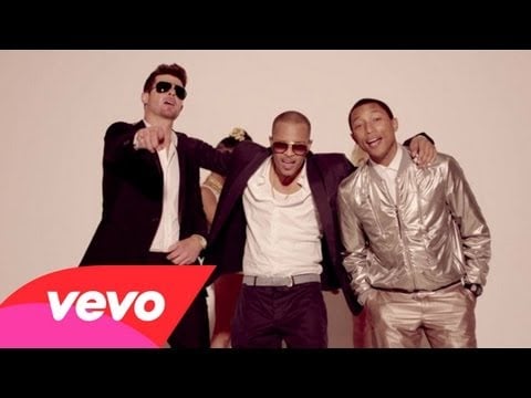 Robin Thicke - Blurred Lines ft. T.I., Pharrell (Official Music Video)