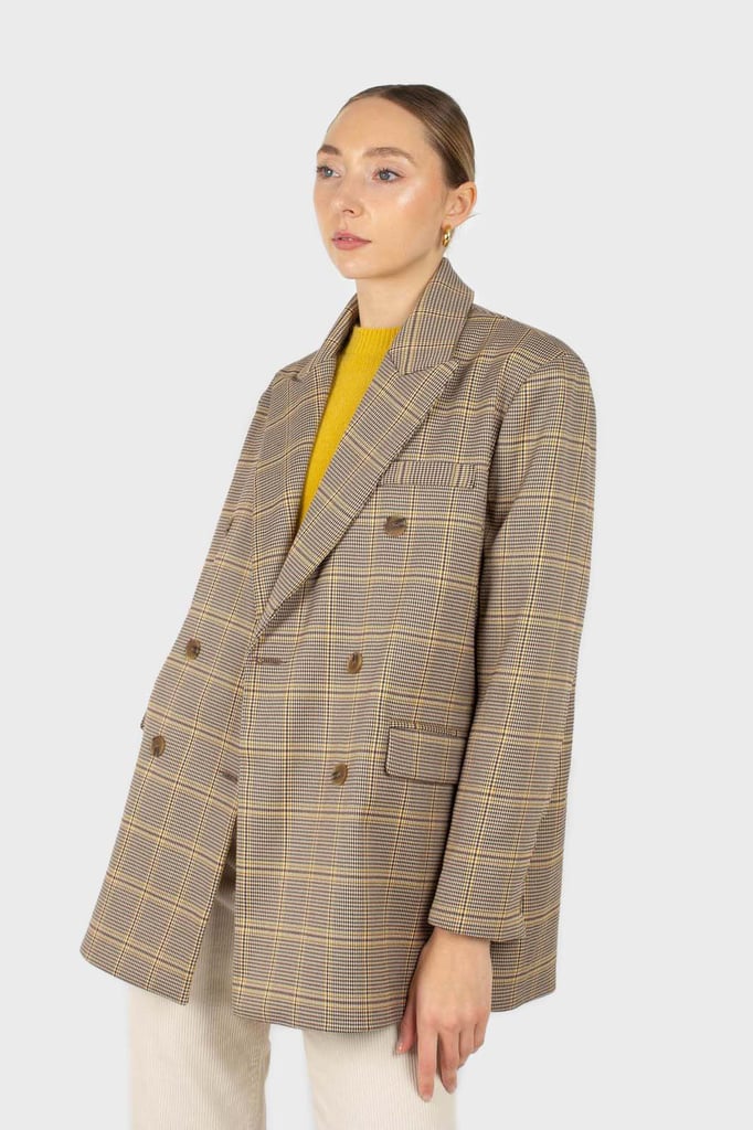 Glassworks Oversized Checked Blazer