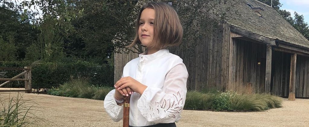 Harper Beckham Looks Totally Posh With Her New Chin-Length Haircut