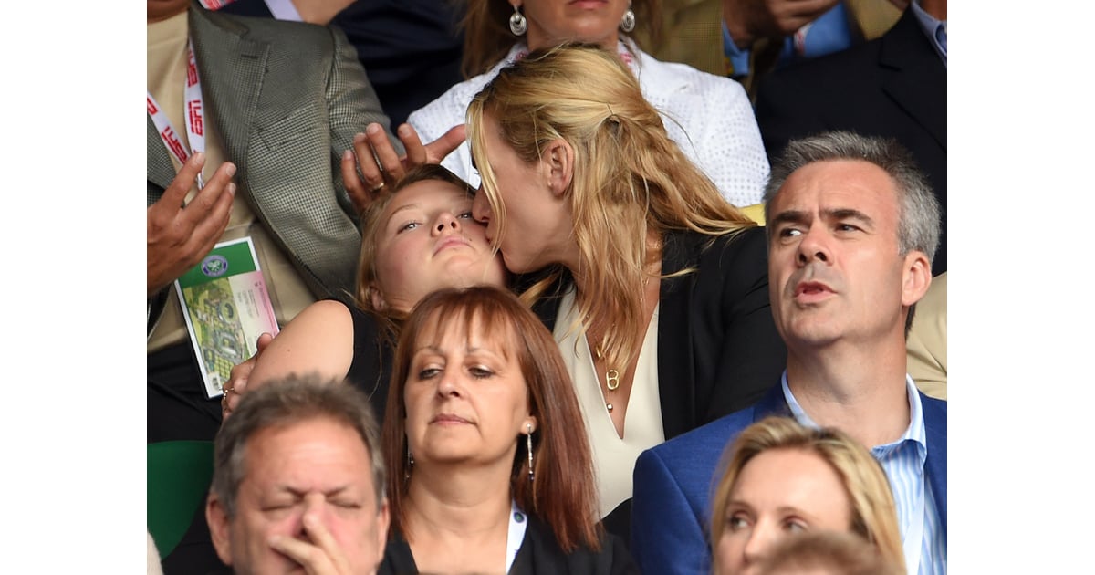 Pictures of Kate Winslet and Her Daughter at Wimbledon ...