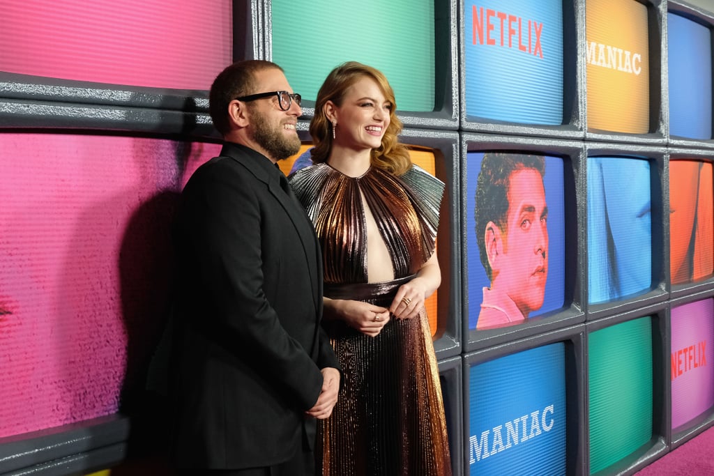 Emma Stone and Jonah Hill at Maniac Premiere 2018