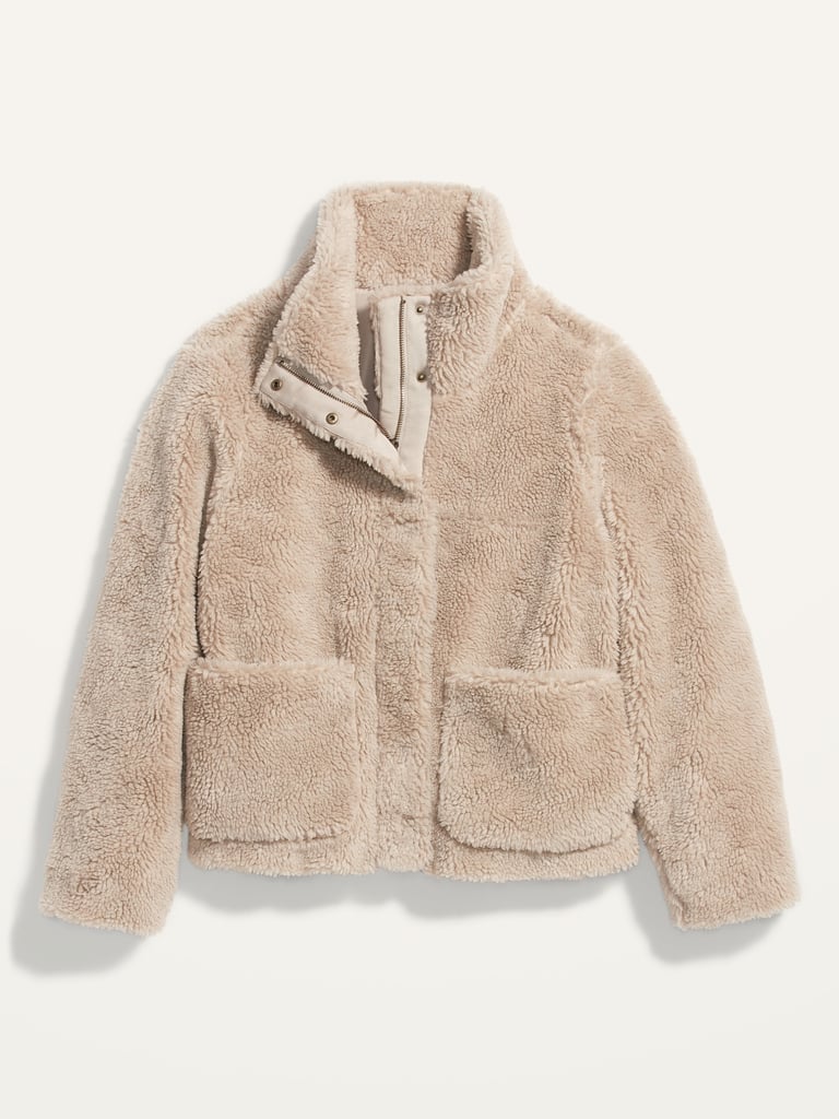 Old Navy Cosy Sherpa Faux-Fur Jacket